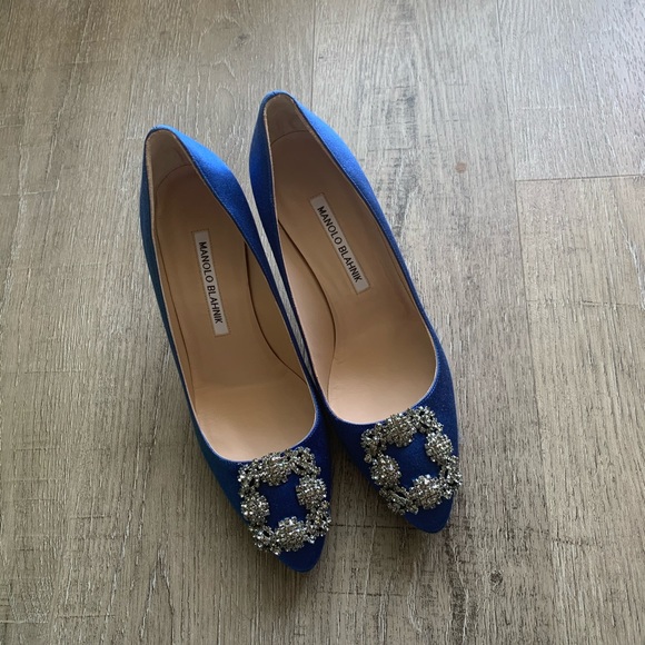 Manolo Blahnik Shoes - Manolo Blahnik Hangisi Jewel Heel/Pump 70mm